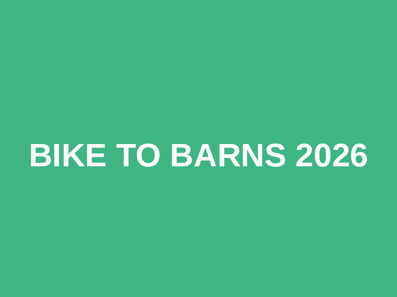 Bike to Barns 2026 Logo
