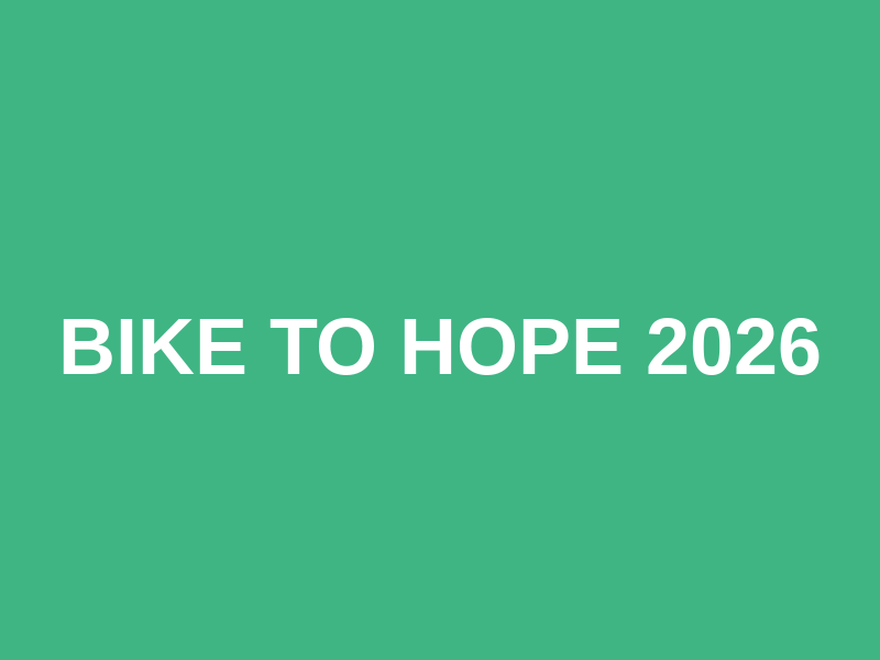 Bike to Hope 2026 Logo