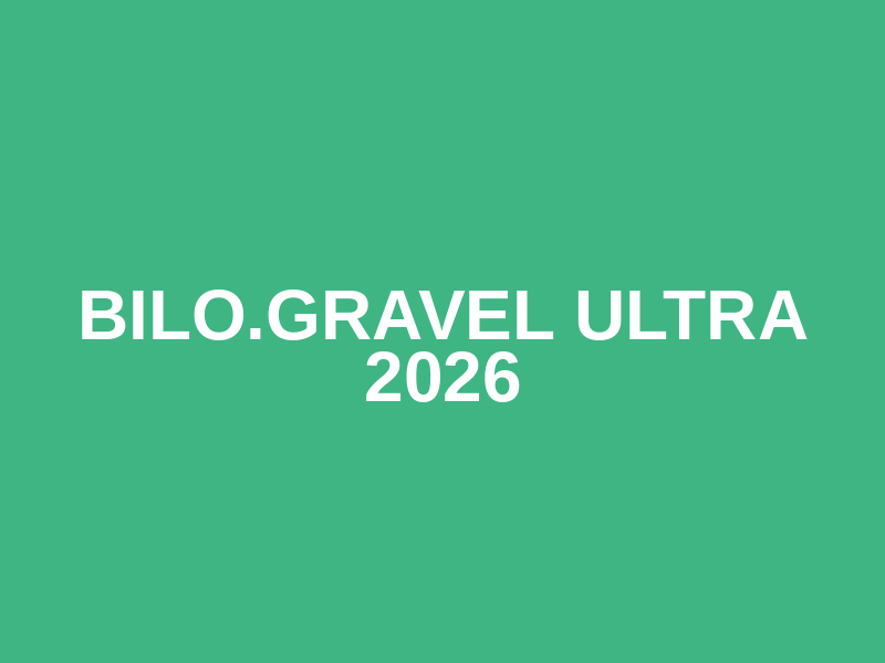 BILO.Gravel ULTRA 2026 Logo