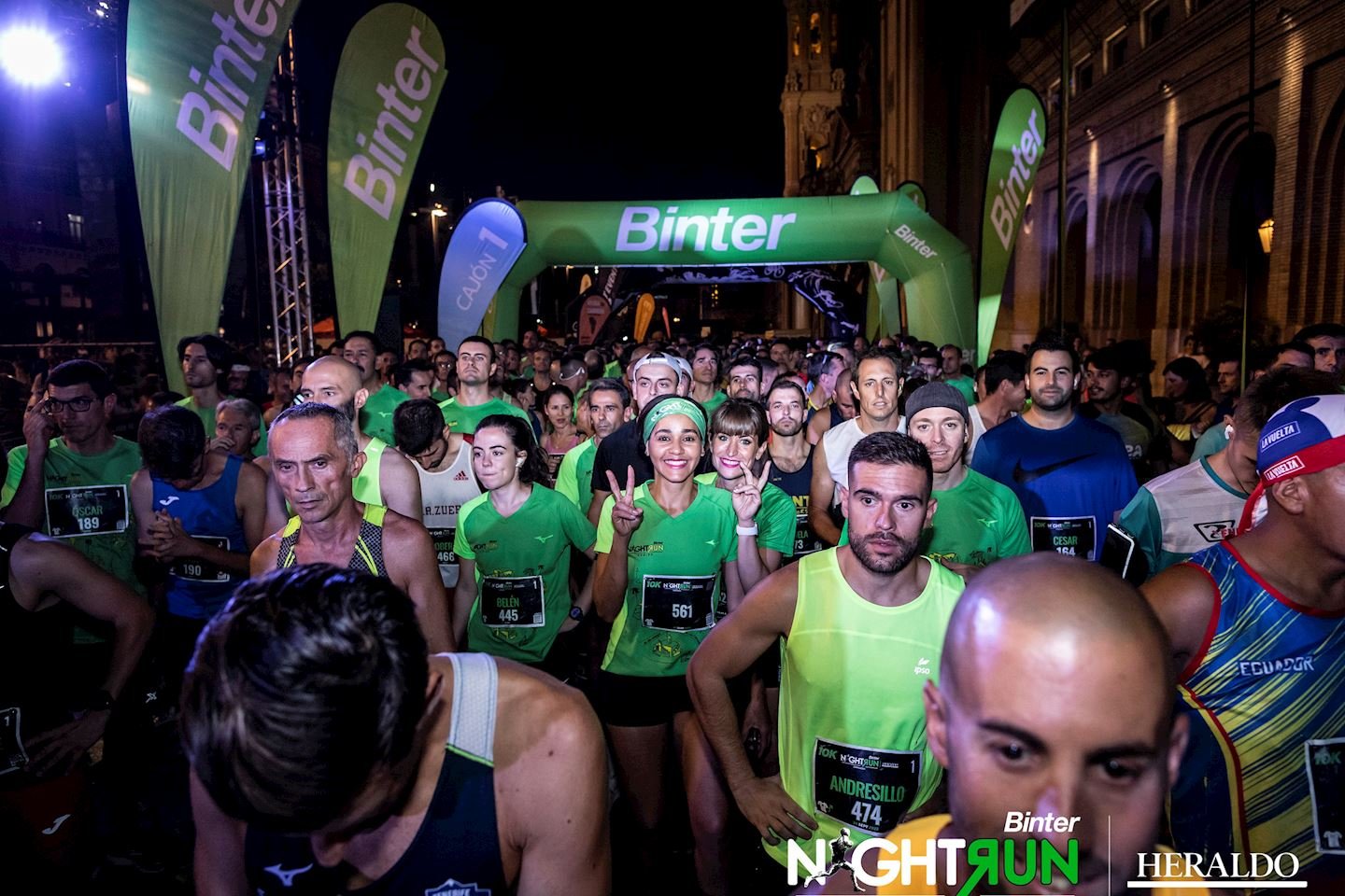 Binter Night Run Zaragoza Logo