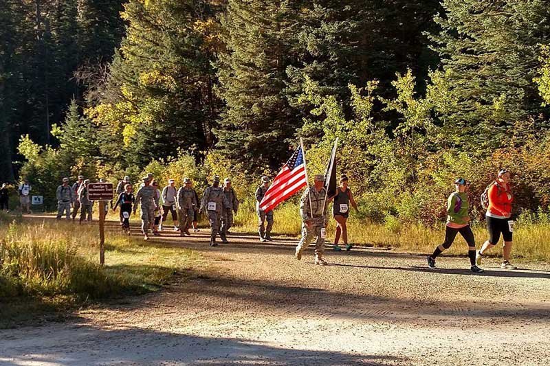 Black Hills Veterans March and Marathon Logo