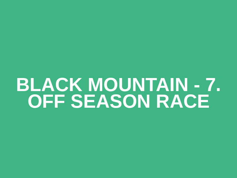 BLACK MOUNTAIN - 7. Off Season Race Logo