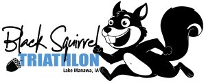 Black Squirrel Triathlon Logo