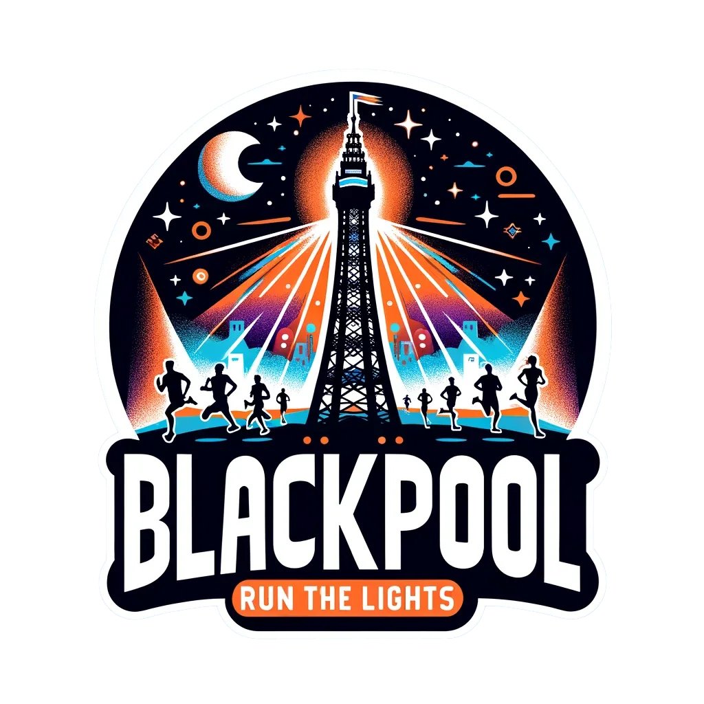 Blackpool "Run the Lights" Illuminations 10k & 5k Logo