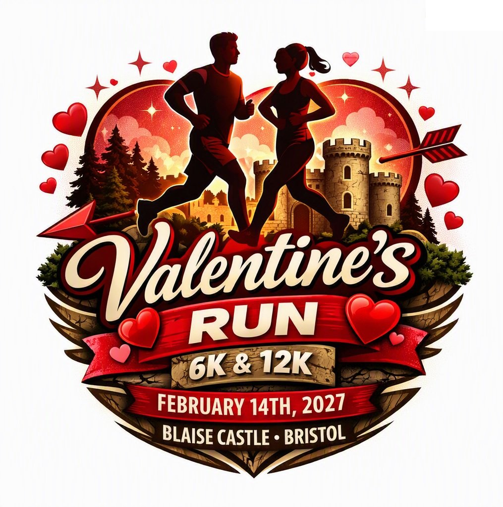 Blaise Castle Valentines Run 2027 Logo