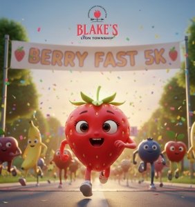 Blake's Berry Fast 5k Logo