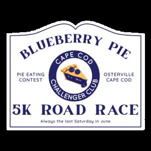 Blueberry Pie 5K, 1 Mile, Pie Eating Contest Logo