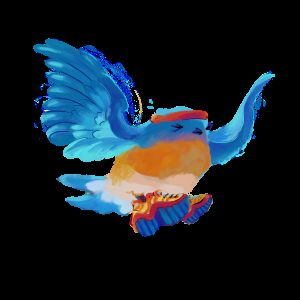 Bluebird Run and Walk for Brookie B Logo