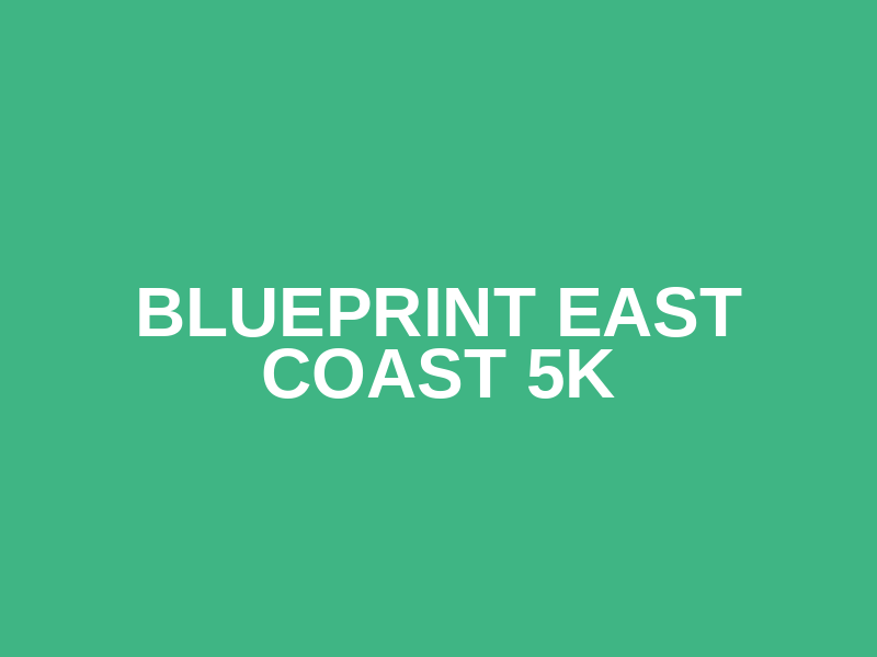 Blueprint East Coast 5K Logo