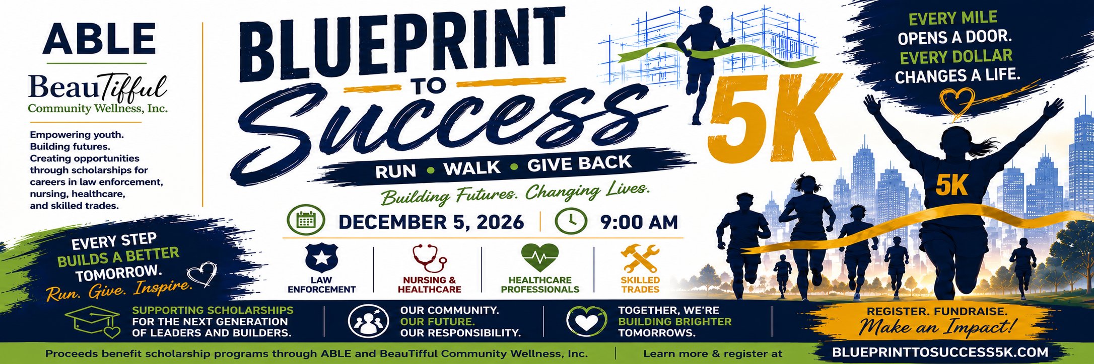 Blueprint For Success 5k Logo
