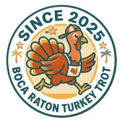 Boca Raton Turkey Trot Logo