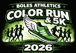 Boles Athletics Color Run & 5K Logo