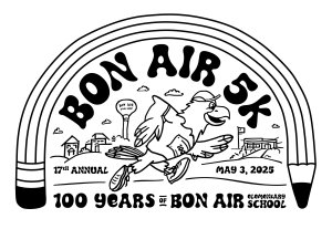 BON AIR 5K & 1 MILE FUN RUN Logo