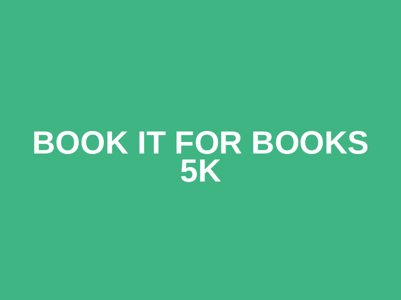 Book it for Books 5K Logo
