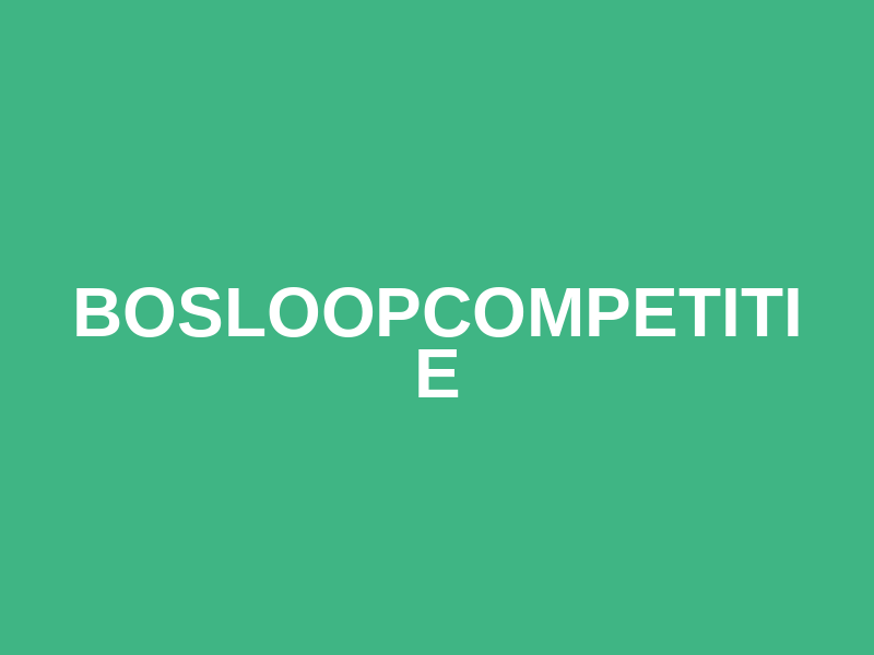 Bosloopcompetitie Logo