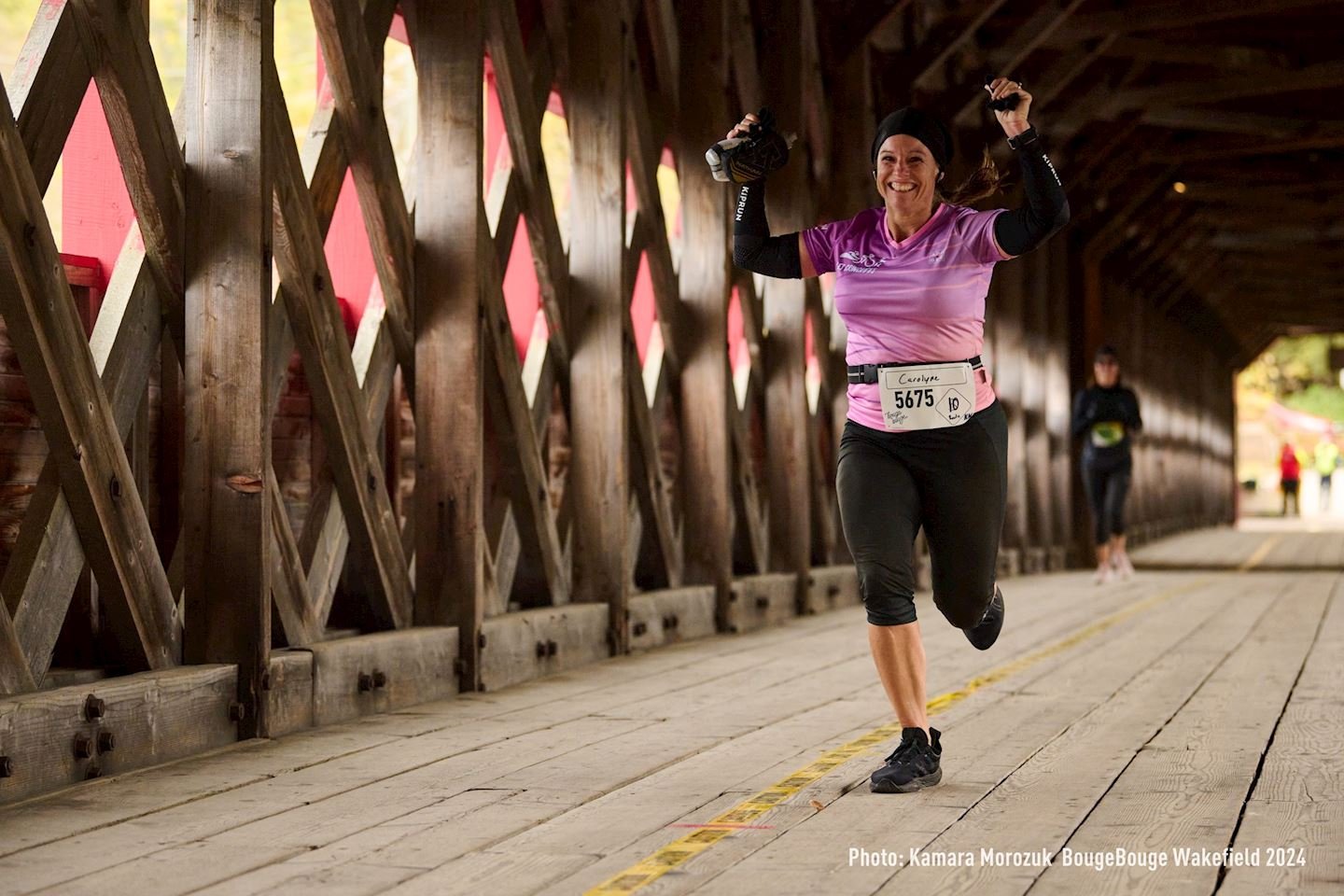 BougeBouge Wakefield Covered Bridge Run Logo