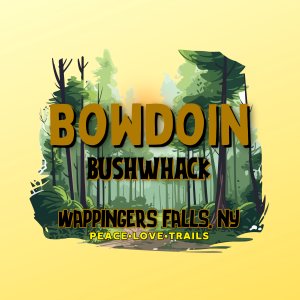 Bowdoin Bushwhack Presented by Peace, Love, Trails Logo
