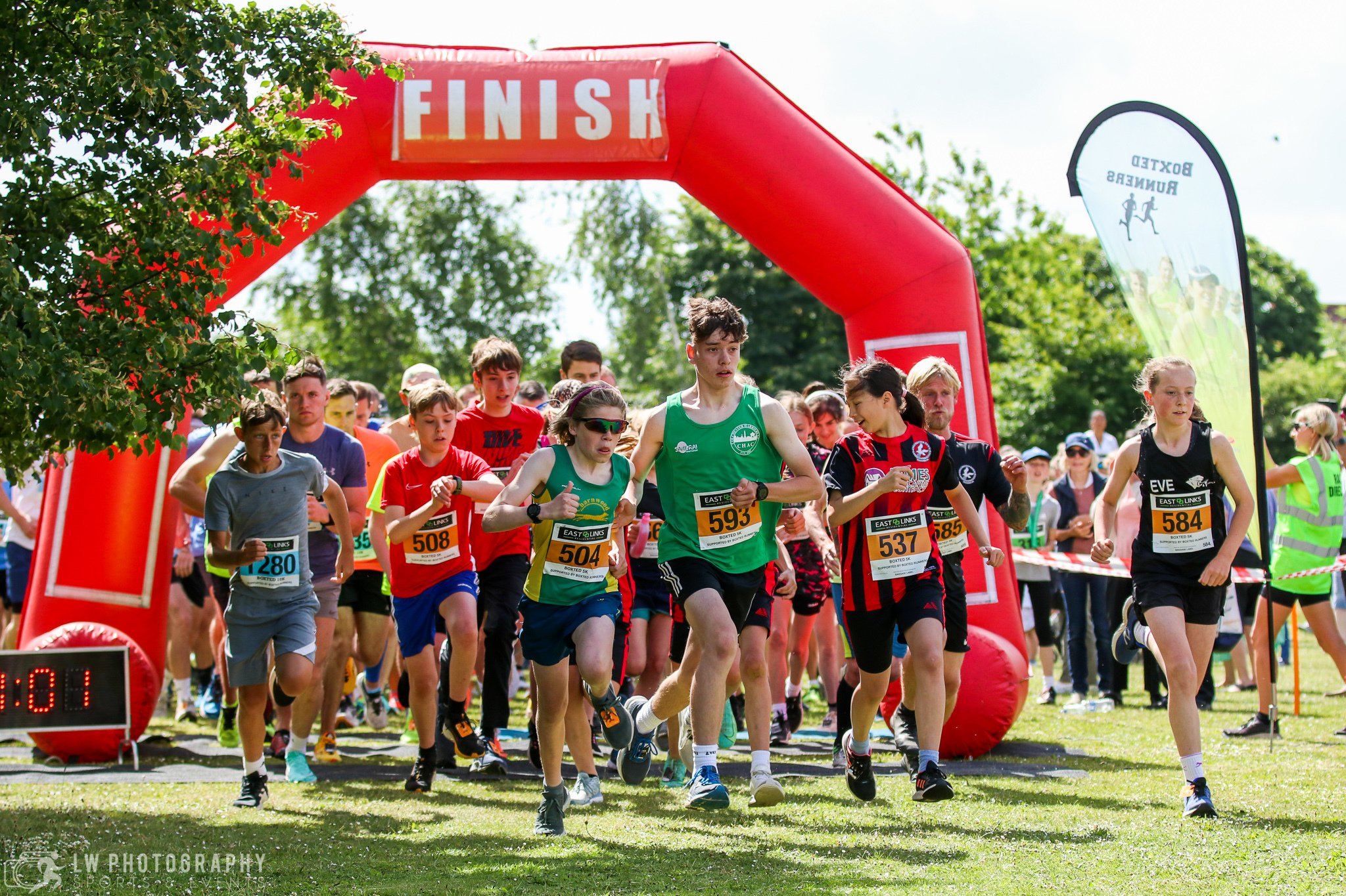 Boxted 10k, 5k and Junior 2k  Logo