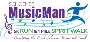 Brad Schoener MusicMan 5K Run & 1 Mile Spirit Walk Logo