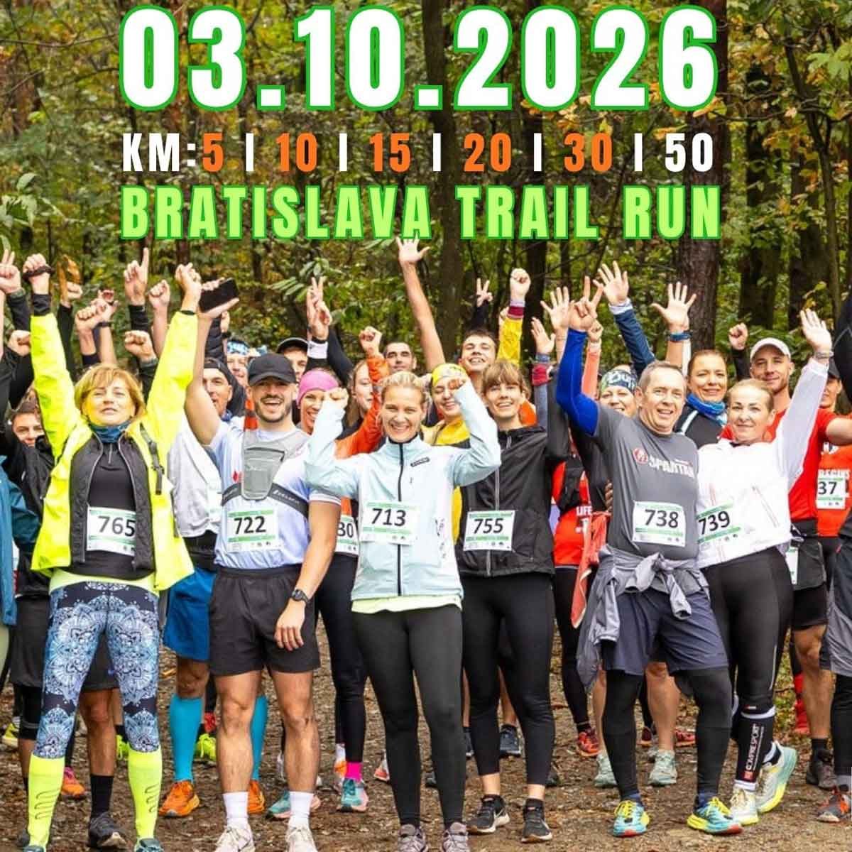 Bratislava Trail Run 5 I 10 I 15 I 20 I 30 I 50 Logo