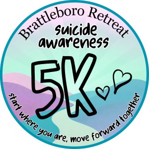 Brattleboro Retreat 5K for Suicide Awareness Logo