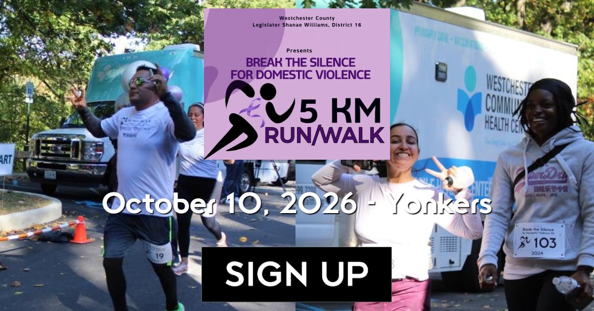 Break the Silence for Domestic Violence 5K Run/Walk 2026 Logo