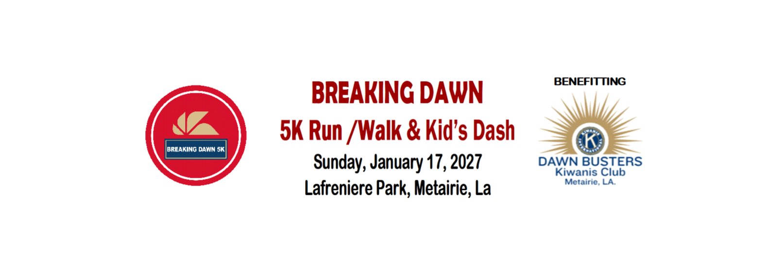 Breaking Dash 5K Run/Walk & Kid's Dash