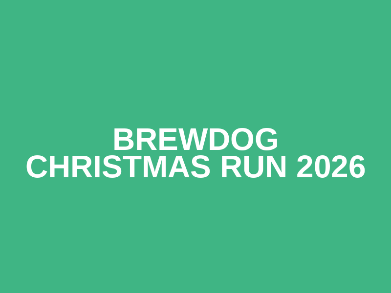 BrewDog Christmas Run 2026 Logo