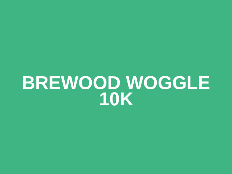 Brewood Woggle 10k Logo