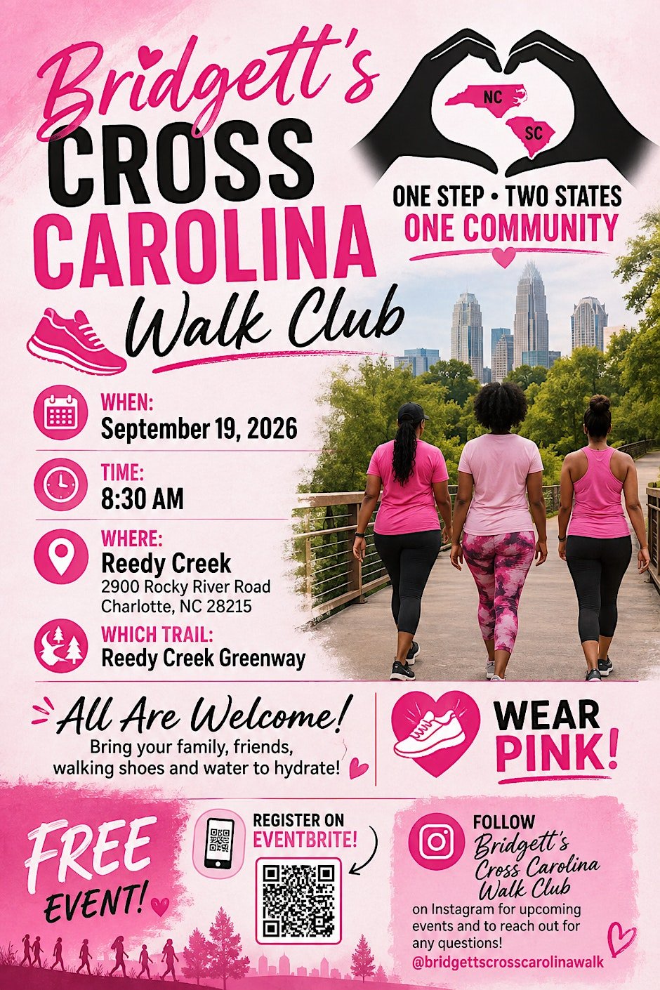 Bridgett's Cross Carolina Walk Club