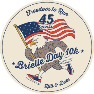 Brielle Day Hill & Dale 10K Challenge Logo