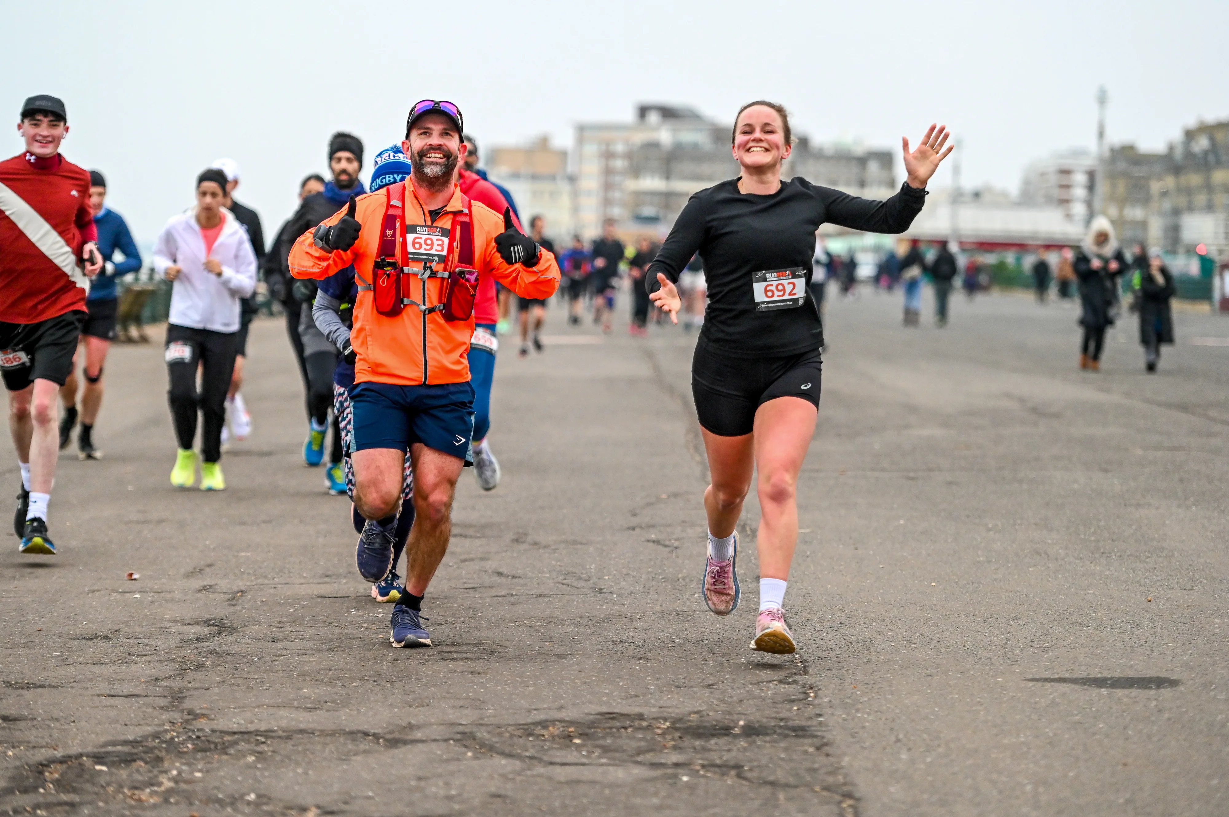BrighTEN (Brighton) Seafront Run Logo