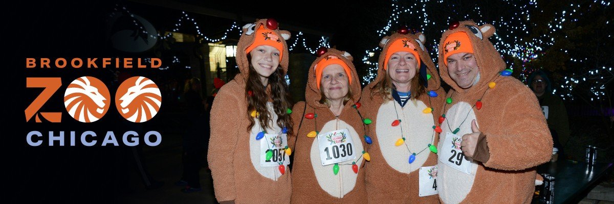 Brookfield Zoo Chicago Reindeer Run