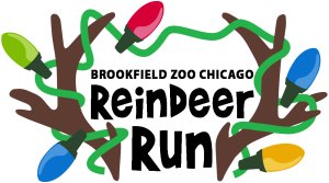 Brookfield Zoo Chicago Reindeer Run Logo