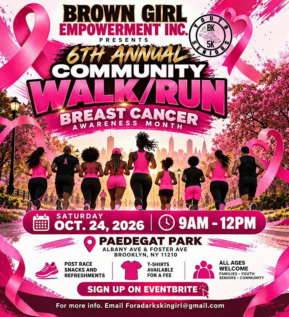 Brooklyn 5K Youth To Seniors Walk/Run Event Logo