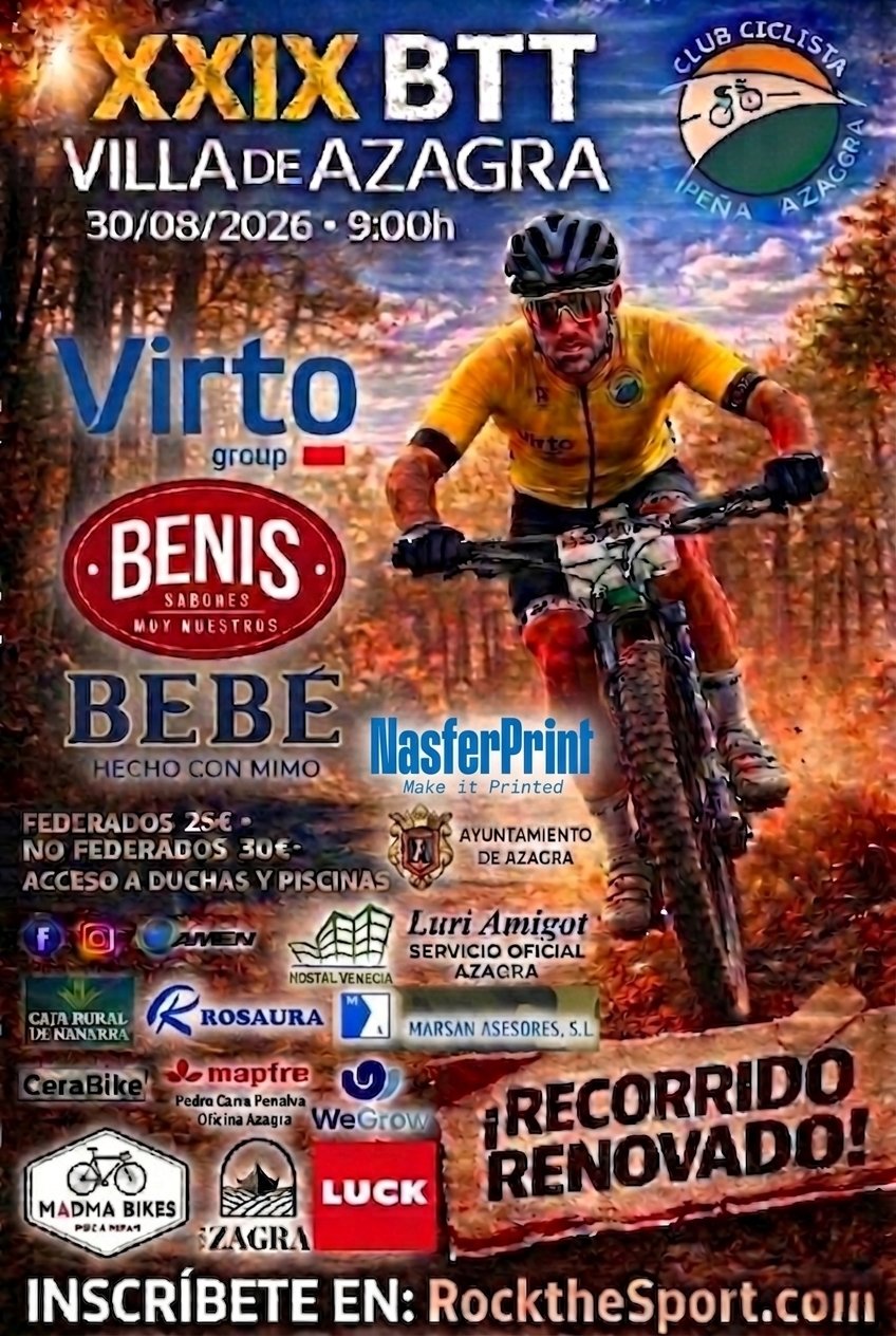 BTT VILLA DE AZAGRA 2026 Logo