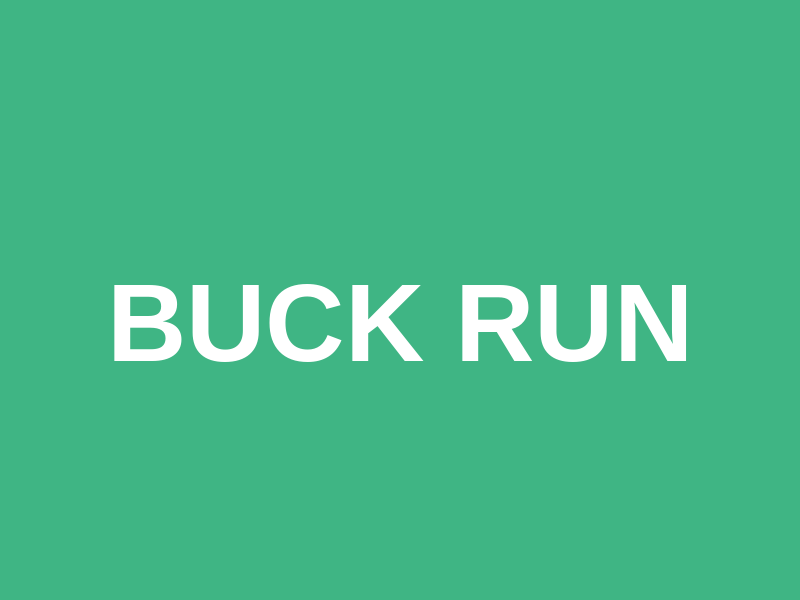 Buck Run Logo