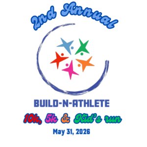 Build-N-Athlete 10K, 5K, & Kids Fun Run Logo