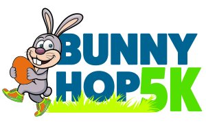 Bunny Hop 5k & Easter Egg Hunt Run/Walk Logo