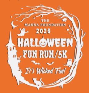 Halloween Fun Run/5K sponsored by The Manna Foundation Logo