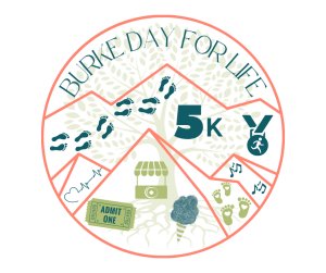 Burke Day For Life 5K and Fun Run Logo