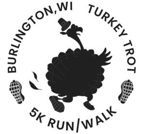 Burlington Turkey Trot 5k Run/Walk Logo