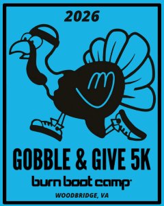 Burn Boot Camp Gobble & Give 5K Logo