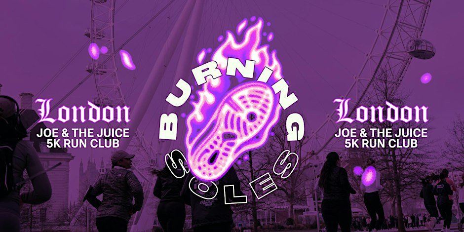 Burning Soles 5K Run Club London - October Logo