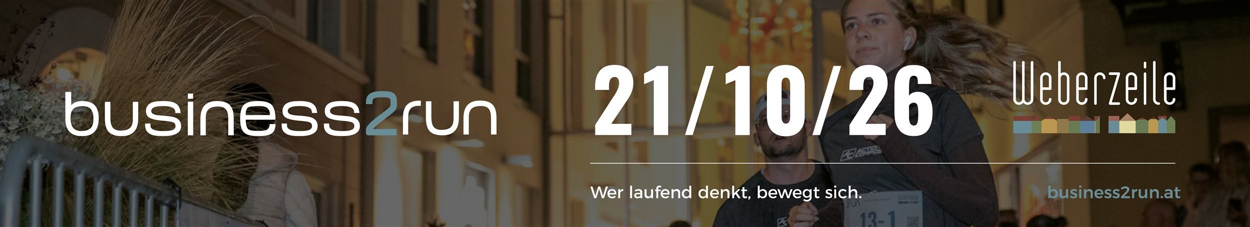 business2run WEBERZEILE 2026 Logo