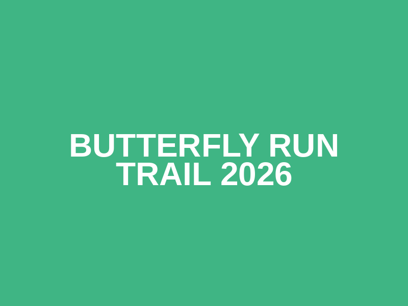 Butterfly Run Trail 2026 Logo