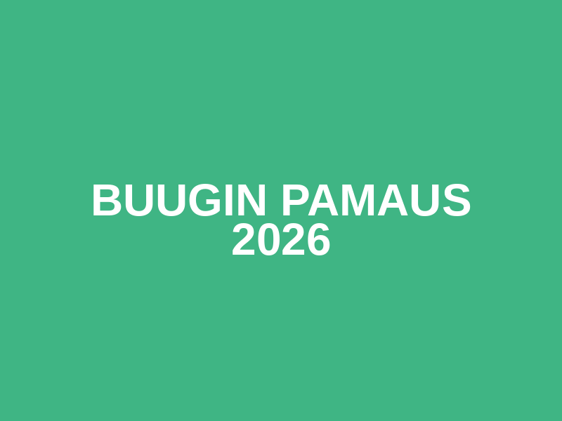 Buugin Pamaus 2026 Logo