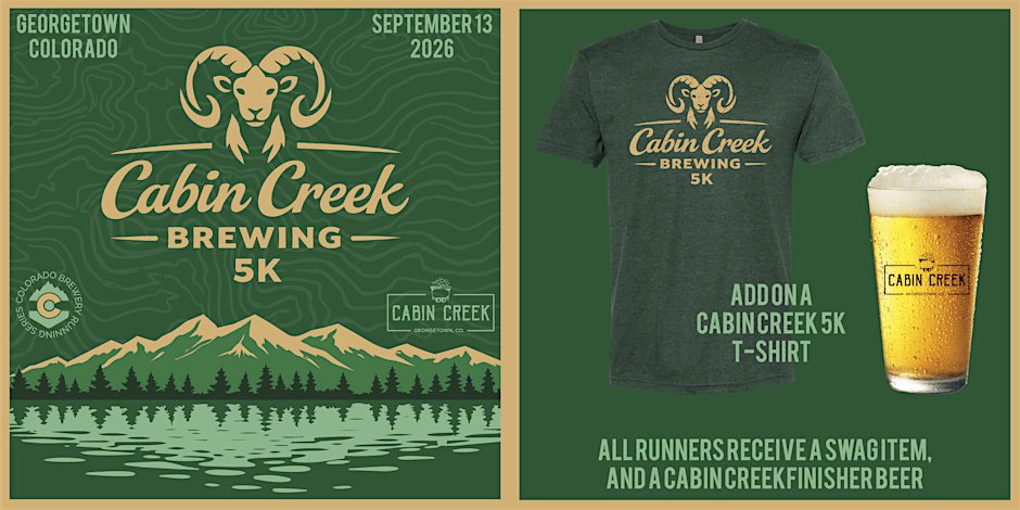 Cabin Creek 5k | Georgetown | 2026 CO Brewery Running Series