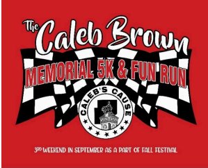 Caleb Brown Memorial 5K Logo