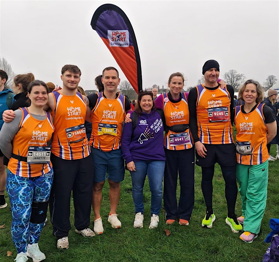 Cambridge Half Marathon for Home-Start Cambridgeshire Logo